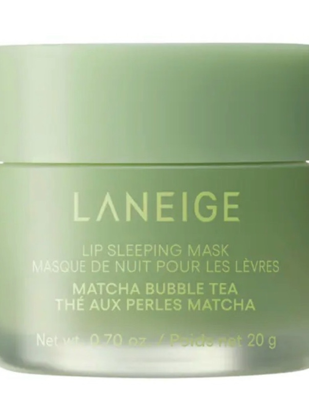 Laneige Lip Sleeping Mask Matcha Bubble Tea NWB